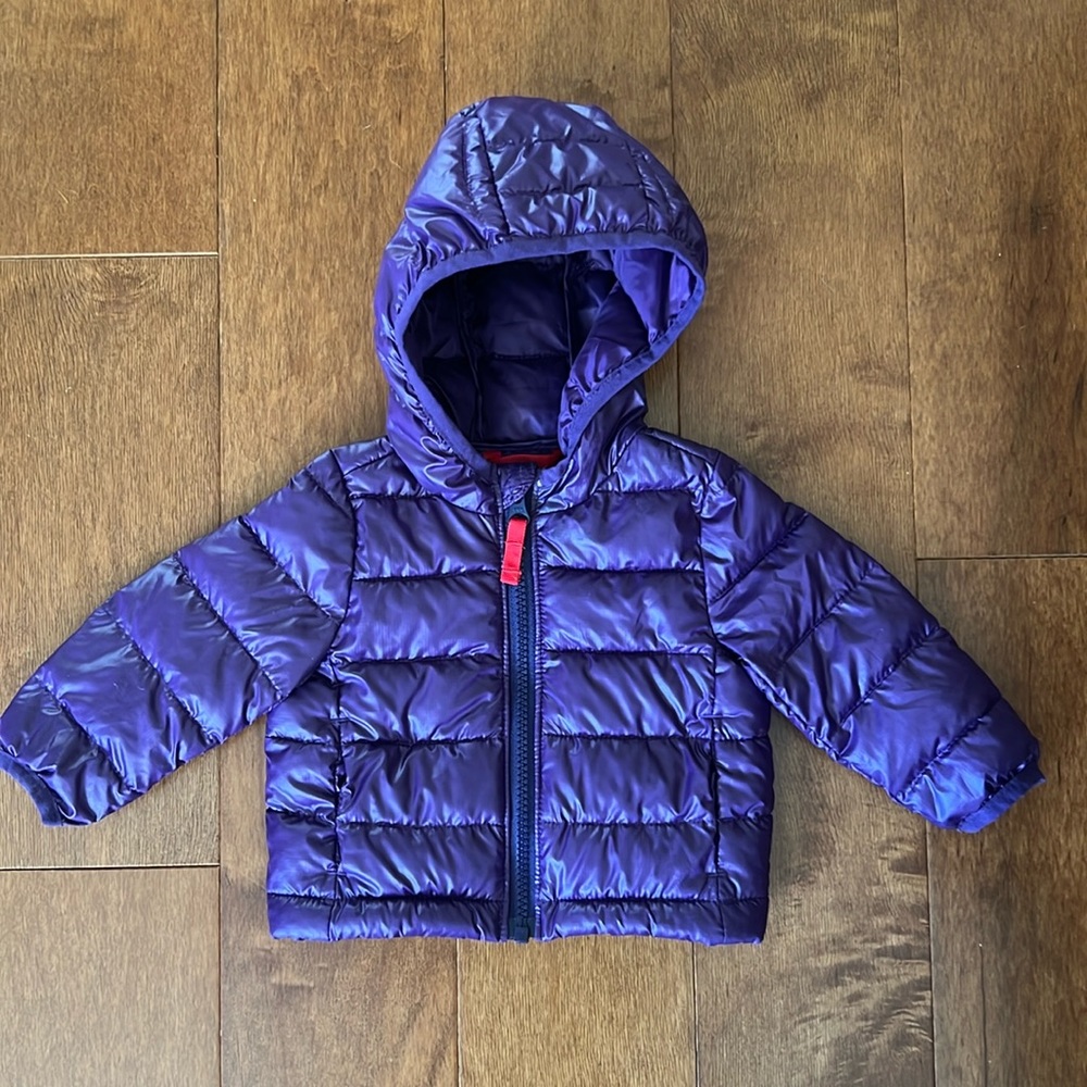 Primary Lightweight Puffer Jacket Grape